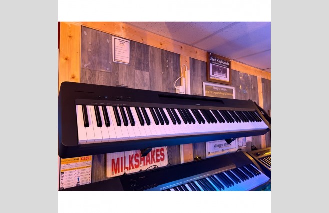 Display Model Yamaha P-145 Black Portable Digital Piano - Complete Package (SN:BBEZ01465) - Image 1